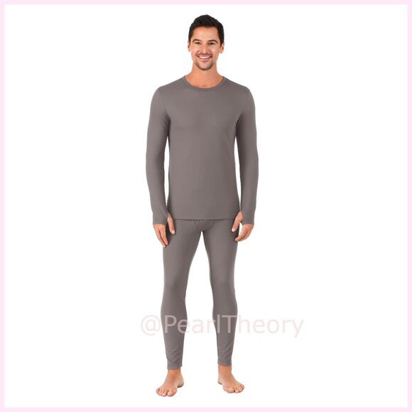 Heavyweight Fleece Lined Thermal Set - Long Sleeve Shirt & Leggings